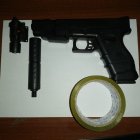 Parte de las evidencias halladas por los agentes de la Policía.