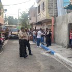 El lugar donde fue asesinada una mujer.