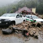 El alud fue arrastrando todo lo que encontraba a su paso.
