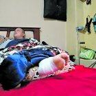 Daniel, el primo de la víctima, también recibió un balazo.La mitad del proyectil está alojado en su cuerpo.