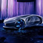 Mercedes-Benz presentó su carro futurista.