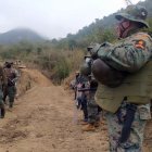 Ecuador descubre una base de descanso clandestina en la frontera con Colombia.