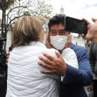 Ayer, el alcalde cumplió agenda en el Centro Histórico de Quito.