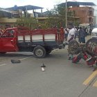 Así quedaron los vehículos involucrados en el accidente que dejó una fallecida.