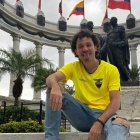 El popular youtuber mexicano, cuando visitó Guayaquil.