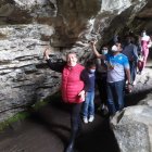 Hace pocos meses, las grutas quedaron expeditas después de que limpiaron la maleza y escombros.