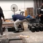 El hallazgo se efectuó en una bodega. En el interior de este lugar se había acondicionado una caleta para el almacenamiento ilegal.