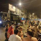 Militares trasladaron al herido hasta el hospital.