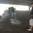 En este lugar fue asesinado el hombre, cuyos nombres se desconocían.