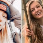 Dos fotografías de la joven hallada muerta, que ha conmocionado a los estadounidenses.