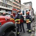 El afectado fue llevado a una casa de salud.