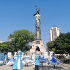 El cálsico pregón de octubre se desarrolla este viernes como inicio de los festejos.