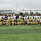 Parte de la Escuela de Fútbol Municipal de La Troncal.
