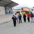 En las diferentes canchas se realizan mingas de limpieza y de señalización de los lugares que podrán ser utilizados por los deportistas.