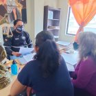 Durante la presentación de la denuncia.