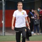Pamela Conti, seleccionadora de la Vinotinto femenina pide exaltar el valor de la mujer futbolista.