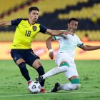 Jeremy Sarmiento debutó con la Tricolor, en el triunfo ante Bolivia, en las eliminatorias.