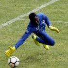 Moisés Ramírez, de 21 años, fue titular en la selección de Ecuador, en los duelos ante Bolivia y Venezuela.
