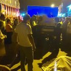 La oscuridad afectó la visibilidad de Miguel Pozo, quien se chocó con un camión.