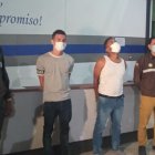 Los extranjeros detenidos fueron presentados por la Policía Judicial.
