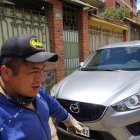 Un lugareño da testimonios de la inseguridad que se vive en la zona.