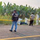 El cuerpo de Cristhian Marcelo Lema Tipán también estaba atado de pies y manos.