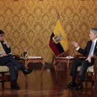 Guillermo Lasso, en entrevista con Carlos Vera.