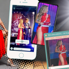 Mariela lució un sensual vestido rojo que cautivó a más de uno de sus seguidores.