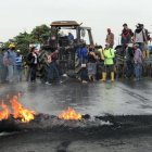En Babahoyo, Los Ríos, tres vías están obstruidas.