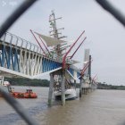 La obra conecta a los habitantes de Guayaquil con la isla. Las autoridades analizan qué pasó en el lugar.