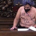 La integrante del organismo envió su mensaje de una forma