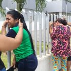 Los familiares y el padre de Édison Polanco Méndez lloraba desconsolado su deceso.