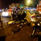 Los detenidos tras el asalto a la pizzería fueron capturados con dos pistolas.