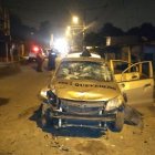 La policía llegó al sitio para realizar las indagaciones sobre la balacera.