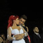 Hace cinco años, la pareja realizó la boda en vivo. Después se separaron.