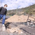 Ayer, en el segundo día de las protestas fue cerrada la Panamericana Norte