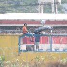 Los presos cuentan con garitas, desde las que vigilan su entorno.