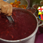 Colada morada con sabor amargo por ahora prueban los hinchas de Barcelona.