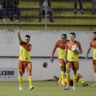 Aucas es una fiesta: en pocos días derrotó a Barcelona y a Liga de Quito. Víctor Figueroa les hizo el gol a los albos.