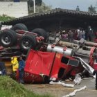 Luego del aparatoso accidente