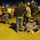 Según la policía, el fallecido portaba una pistola con 9 municiones sin percutir.