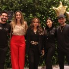 Junto a Miguel Ángel Cavallero y Andrés Felipe Cabrera, están las tres maquilladoras profesionales que fueron escogidas para unirse al staff de Miss Universo en Israel.