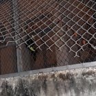 Por este lugar ingresaron los bultos que iban hacia los pabellones.