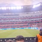 El mejor premio al esfuerzo, Chavo Cruz con su hija Cristina y Christian Jr. presentes en el estadio Rodrigo Paz