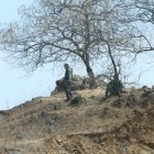 Tras lo ocurrido, militares vigilaban la cárcel regional de Guayaquil desde un cerro. En ese lugar está alias Fito.