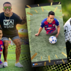 Ángel Mora, el chico que juega fútbol con las manos junto a Alberto Santos el Papeles Caballero de redes sociales.