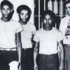 Los sentenciados injustamente en 1949 en una foto de la época.