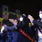 La Reina de Quito participó de las ceremonias.