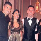 Lionel Messi invitó a sus amigos más cercanos, como Luis Suárez.