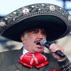 Fotografía de archivo del cantante mexicano, Vicente Fernández.